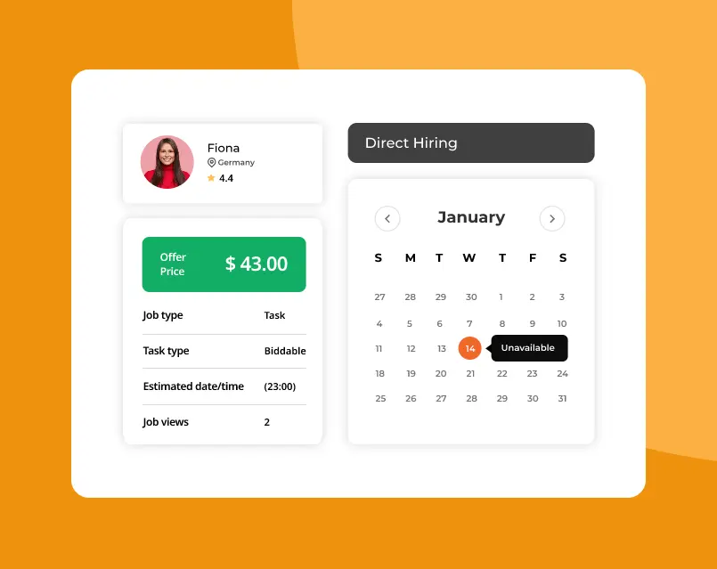 Bidding Module & Direct Hiring