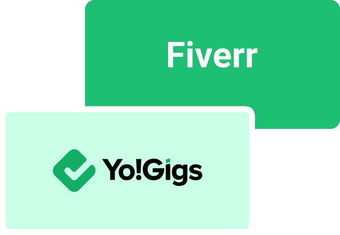 Yo!Gigs Fiverr clone software logo