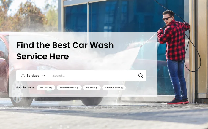 Frontend demo of the car wash service booking platform