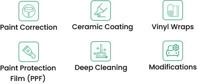 Service for vehicle detailing jobs and maintenance